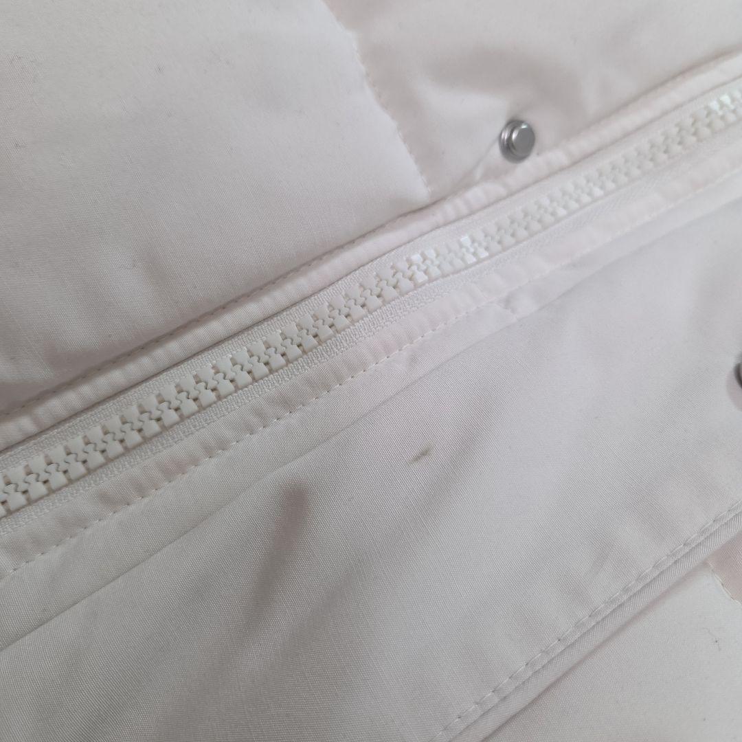 ZARAダウンコート　ロング丈　白　ファー