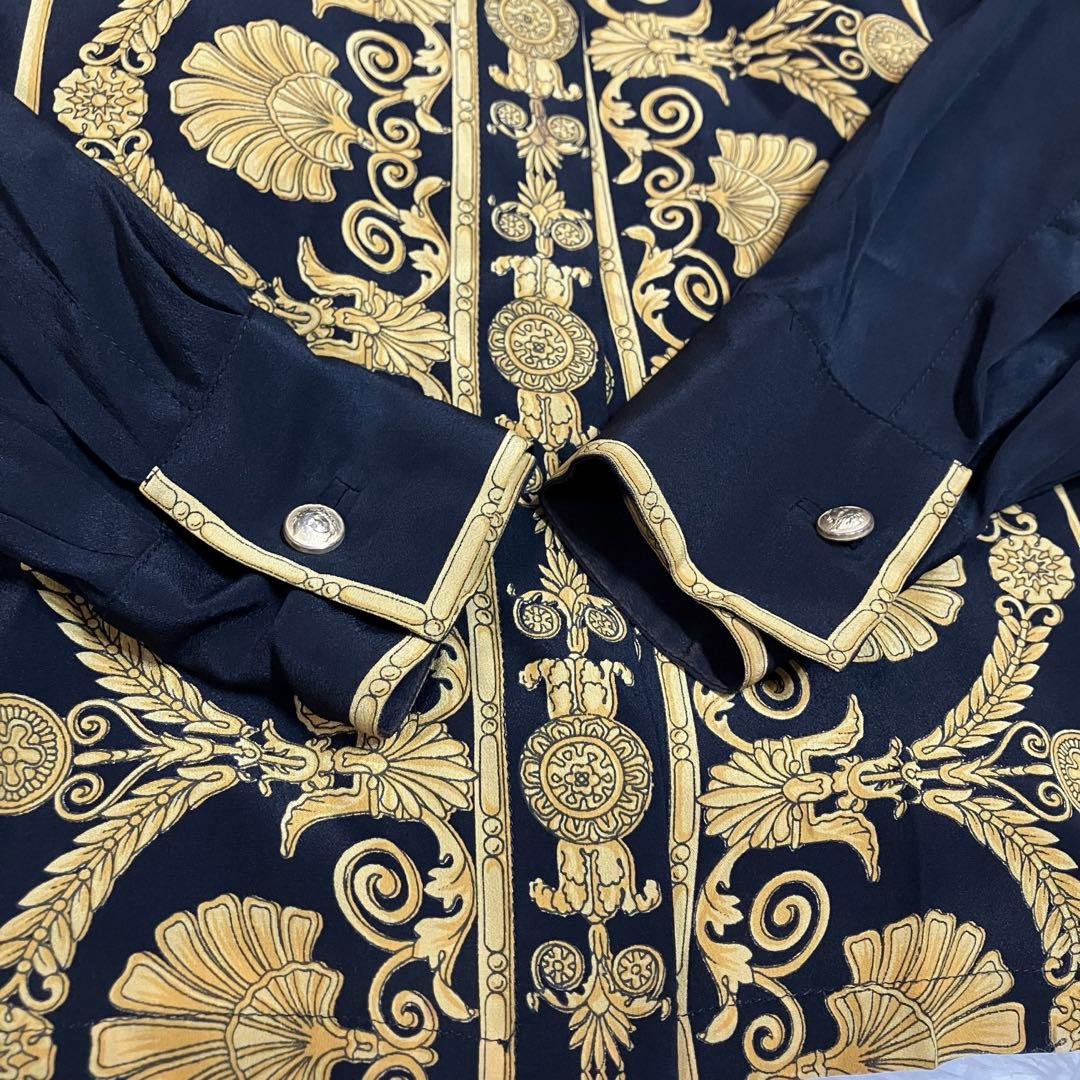 専用 GIANNI VERSACE ヴェルサーチ シルク シャツ