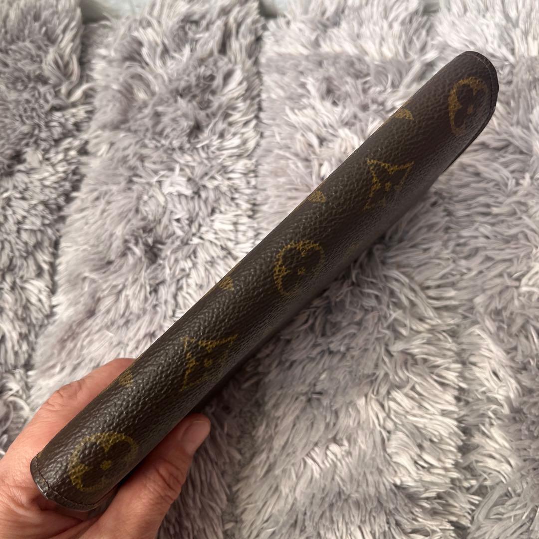 ルイヴィトン　長財布　モノグラム　ポルトモネクレディ　ブラウン　メンズ