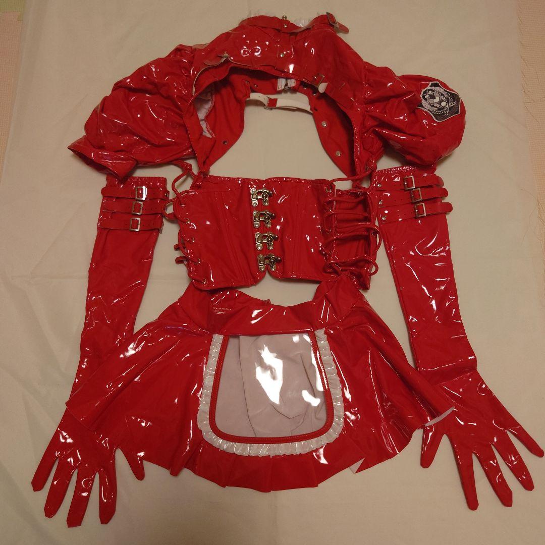 歪萌舍　未使用新品　コスプレ　赤メイドバニー　M＋サイズ