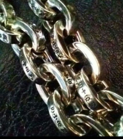 新品　約20cm　ペーパーチェーンブレスレット　silver925