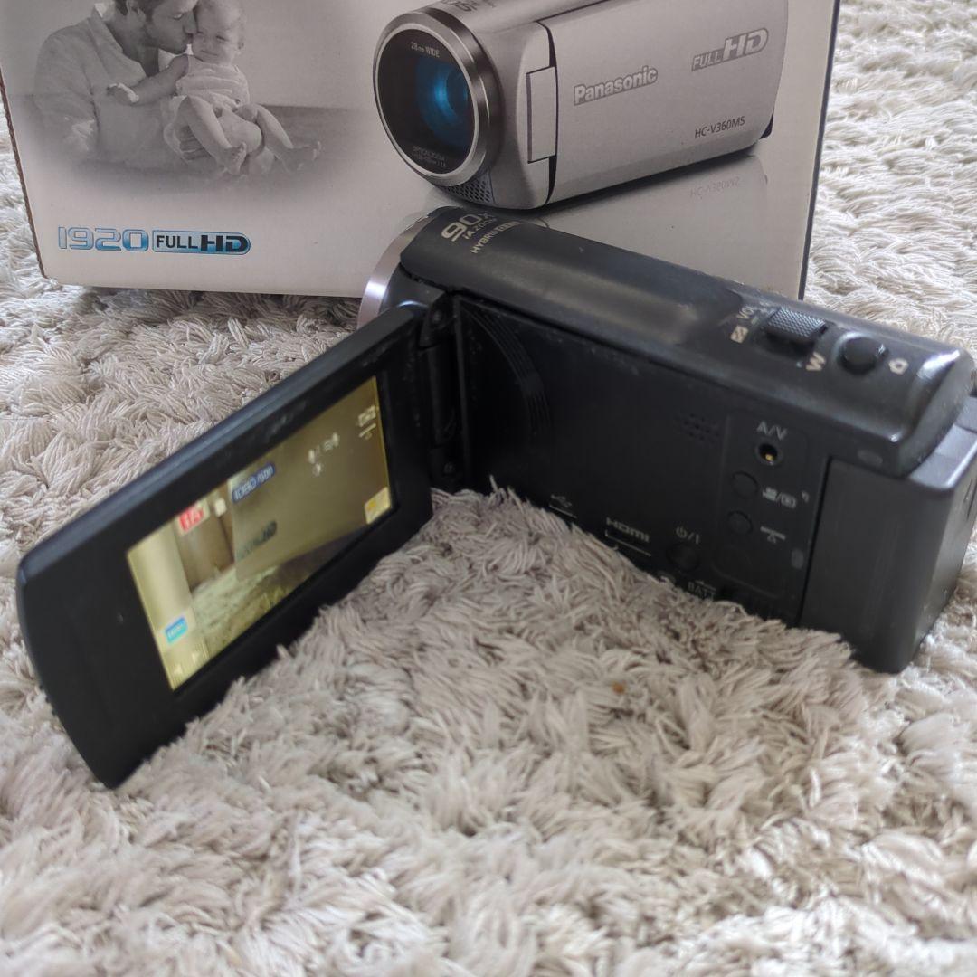 Panasonic HC-V360MS ビデオカメラ 本体　一式　動作確認済み