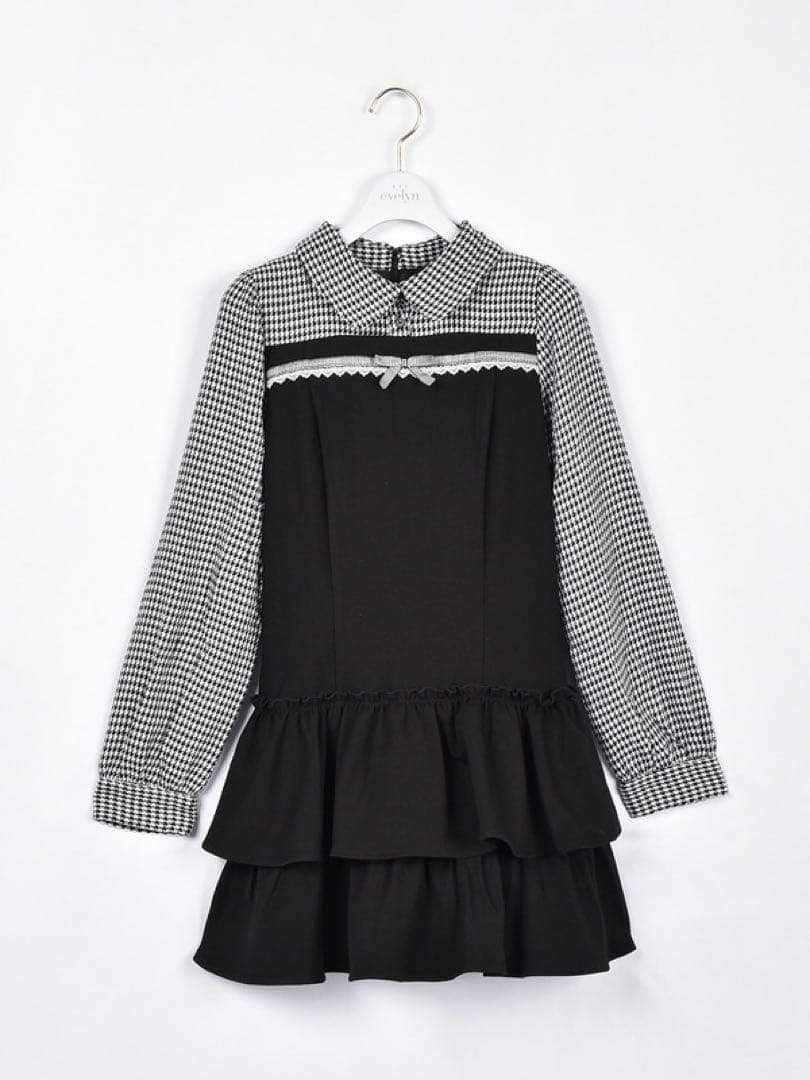 evelyn ティアードミニワンピース