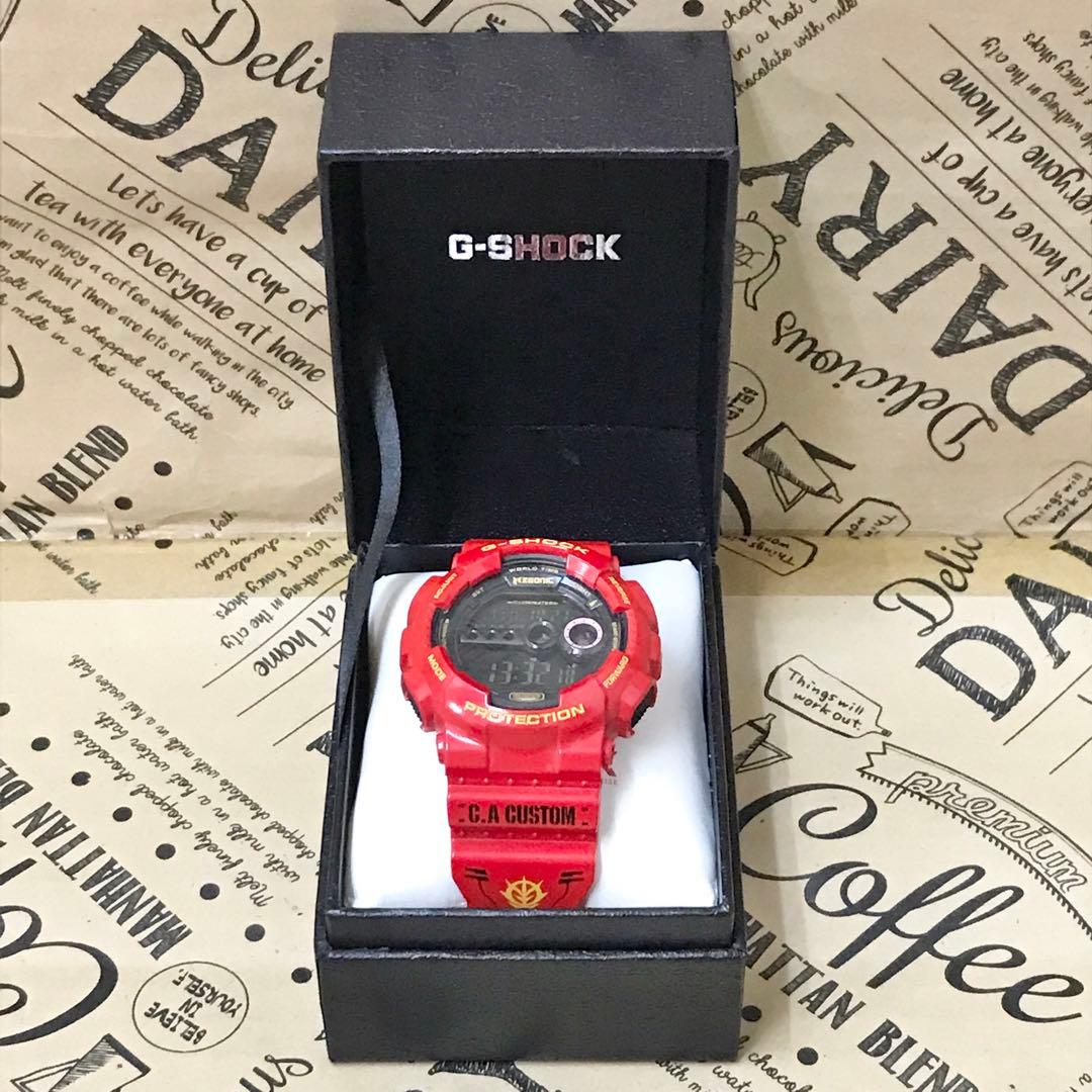 カシオ 腕時計 G-SHOCK 機動戦士ガンダム シャア専用カスタム S3257