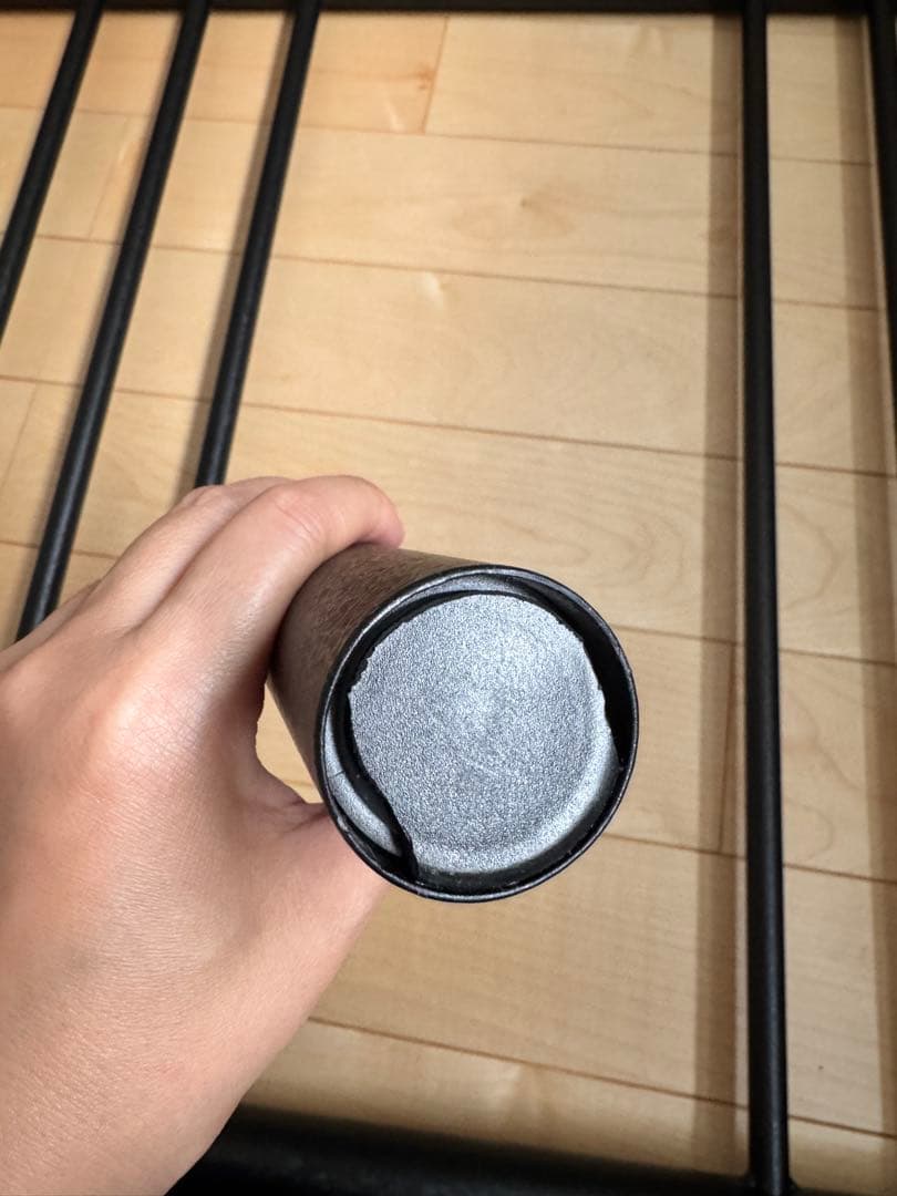 IKEA Fyresdal ブラック スチール ベッドフレーム