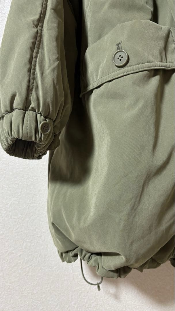 niko and… フード付きダウンジャケット Mサイズ　カーキ