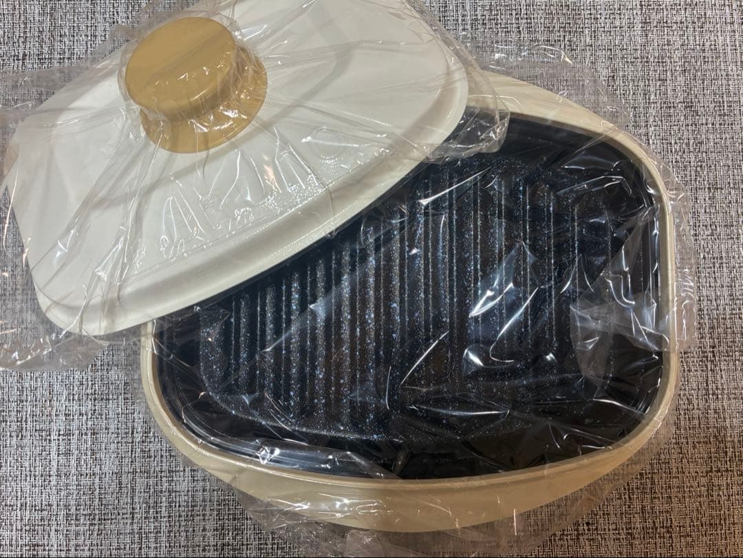 【美品】【新品未使用】　レンジメートプロ スクエア by BRUNO ホワイト