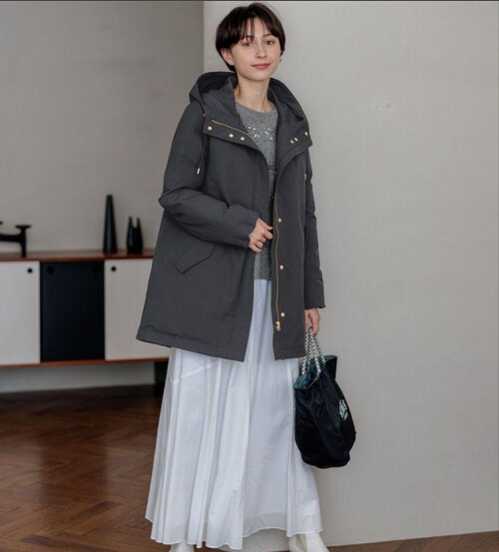 美品「23区」 50 大きいサイズ ダウンコート　ブラック 希少　レア　19号