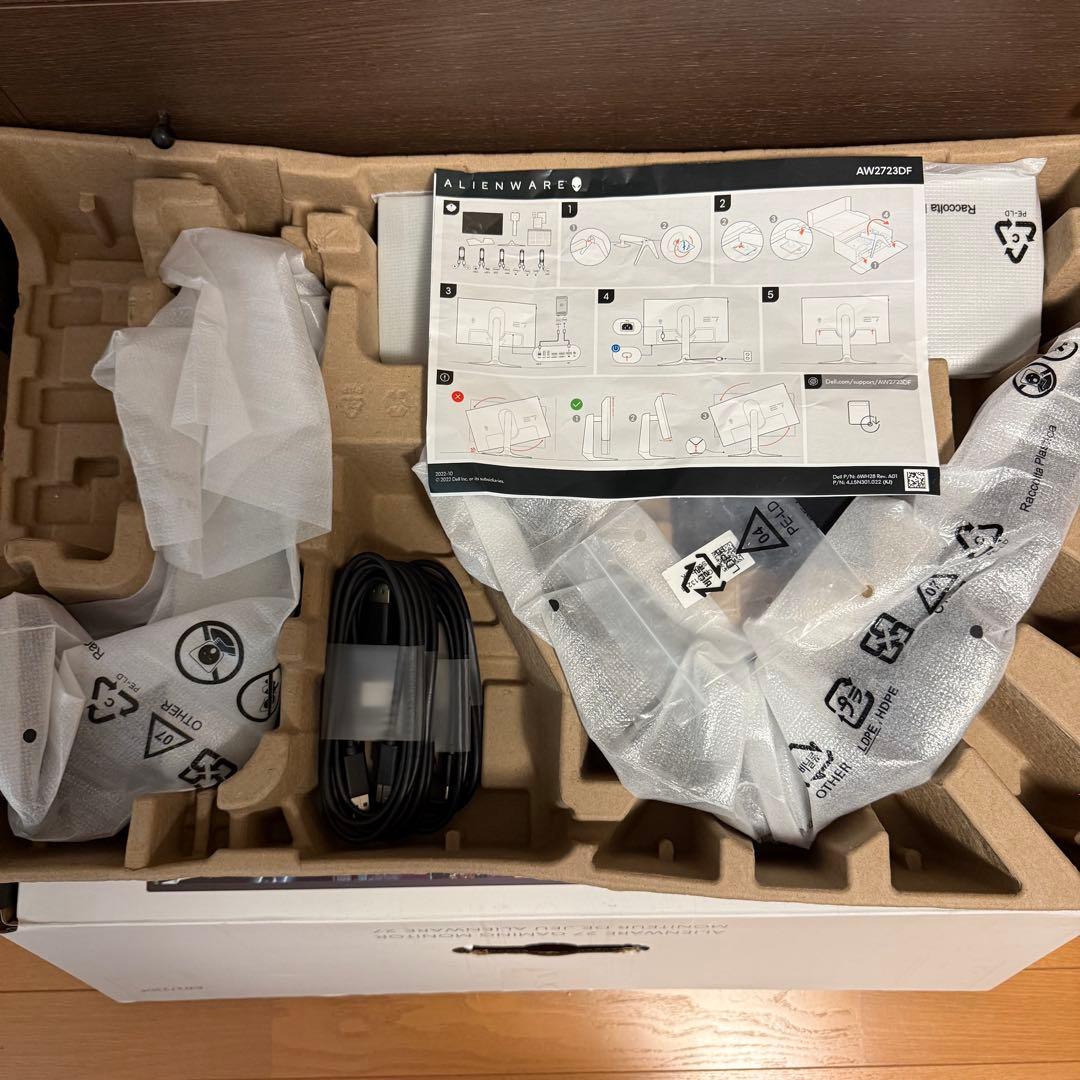 AW2723DF 2K 280hz 1ms ゲーミングモニター