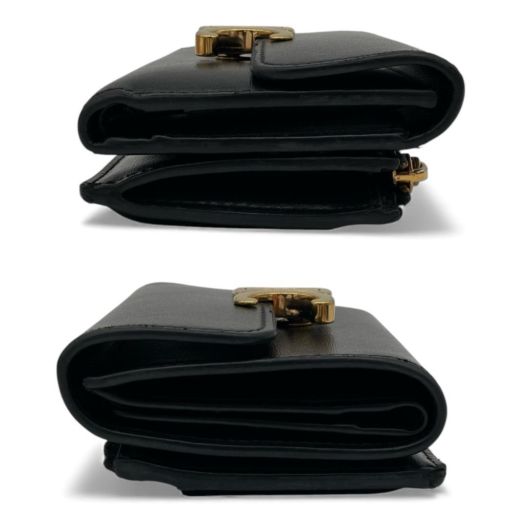 Y【超極美品】セリーヌ トリオンフ コンパクトウォレット ケース着脱式