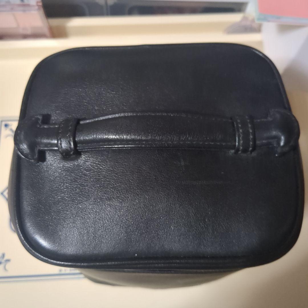 CHANEL バニティバッグ ビコローレ 黒 ラムスキン