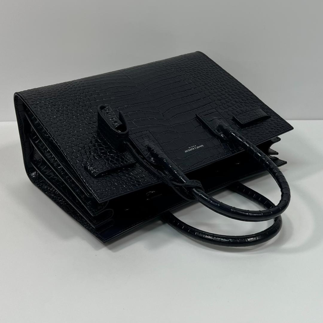 サンローラン 421863 サックドジュールベイビー ネイビー MBZ286