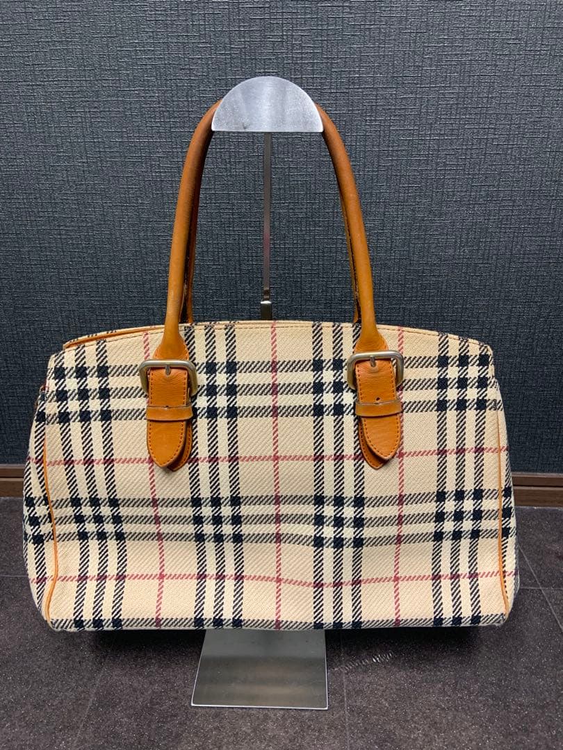 BURBERRY ノバチェック ボストンバッグ