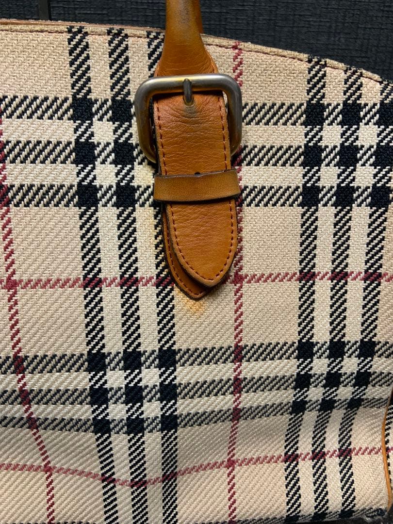 BURBERRY ノバチェック ボストンバッグ