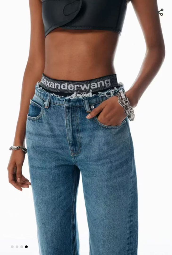 るみ♡3日まで発送不可 　alexander wang ジーンズ