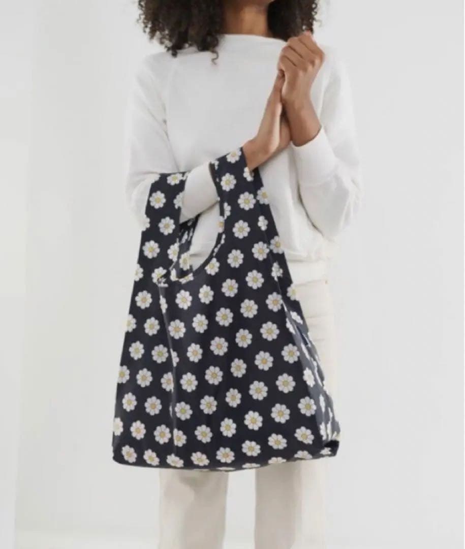 BAGGU デイジー　黒　ムーン　エコバッグ　セット