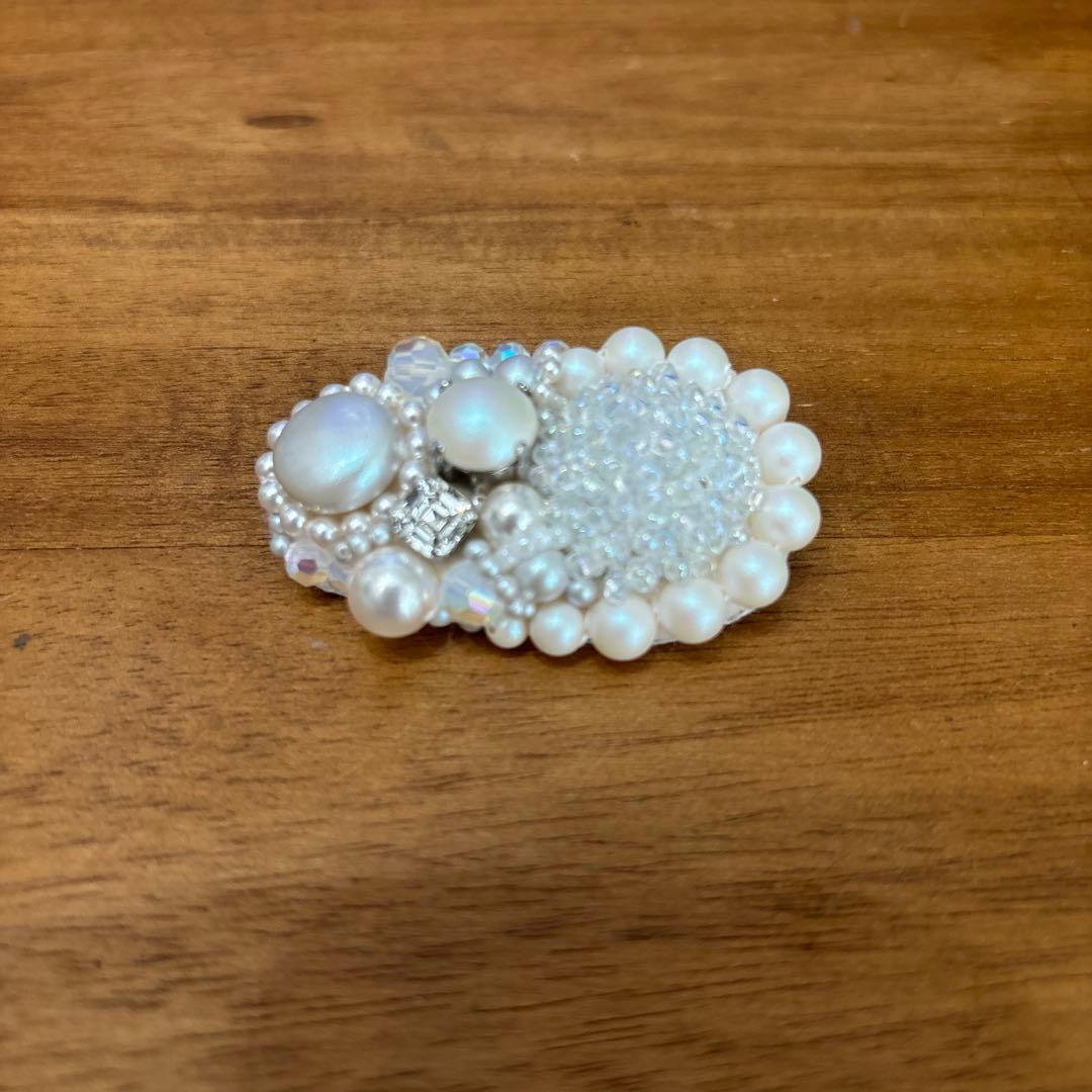 Scony パールブローチ　ピアス