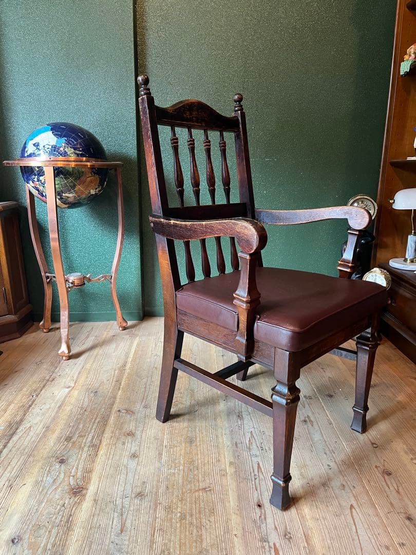 飛騨 キツツキ アームチェア 椅子 アンティーク インテリア 当時物 昭和レトロ