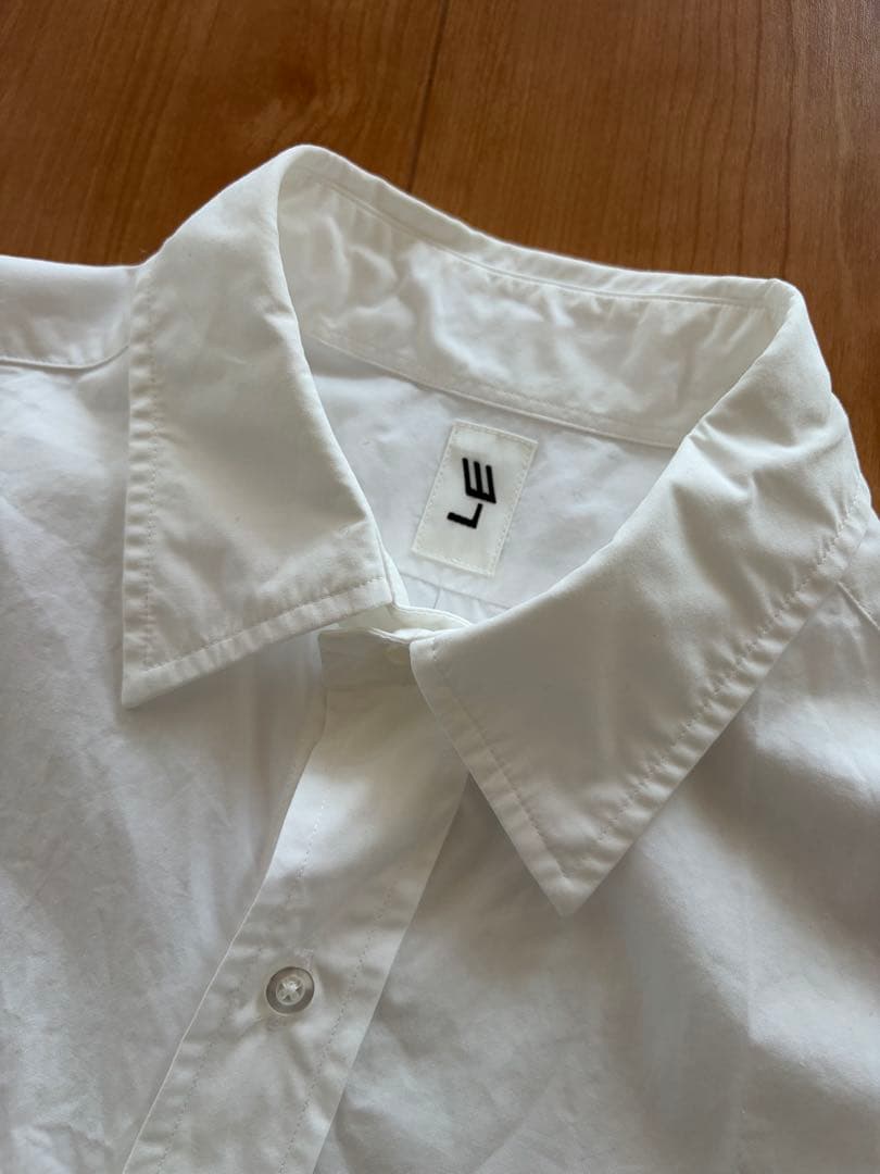 佐藤L'ECHOPPE LEタイプライターシャツ白スタンダード2