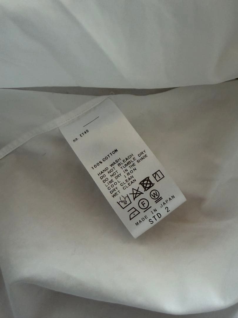 佐藤L'ECHOPPE LEタイプライターシャツ白スタンダード2