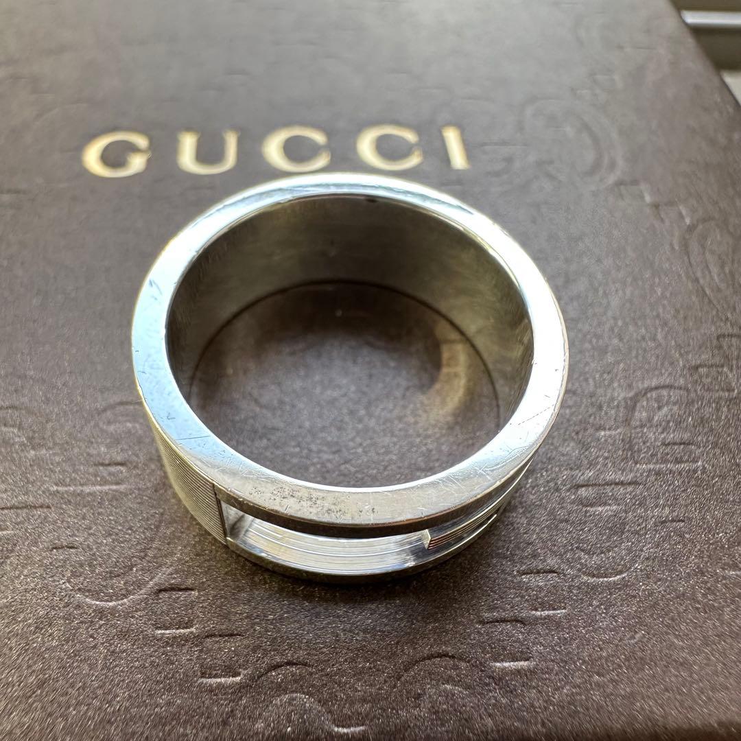 GUCCI シルバーリング 箱付