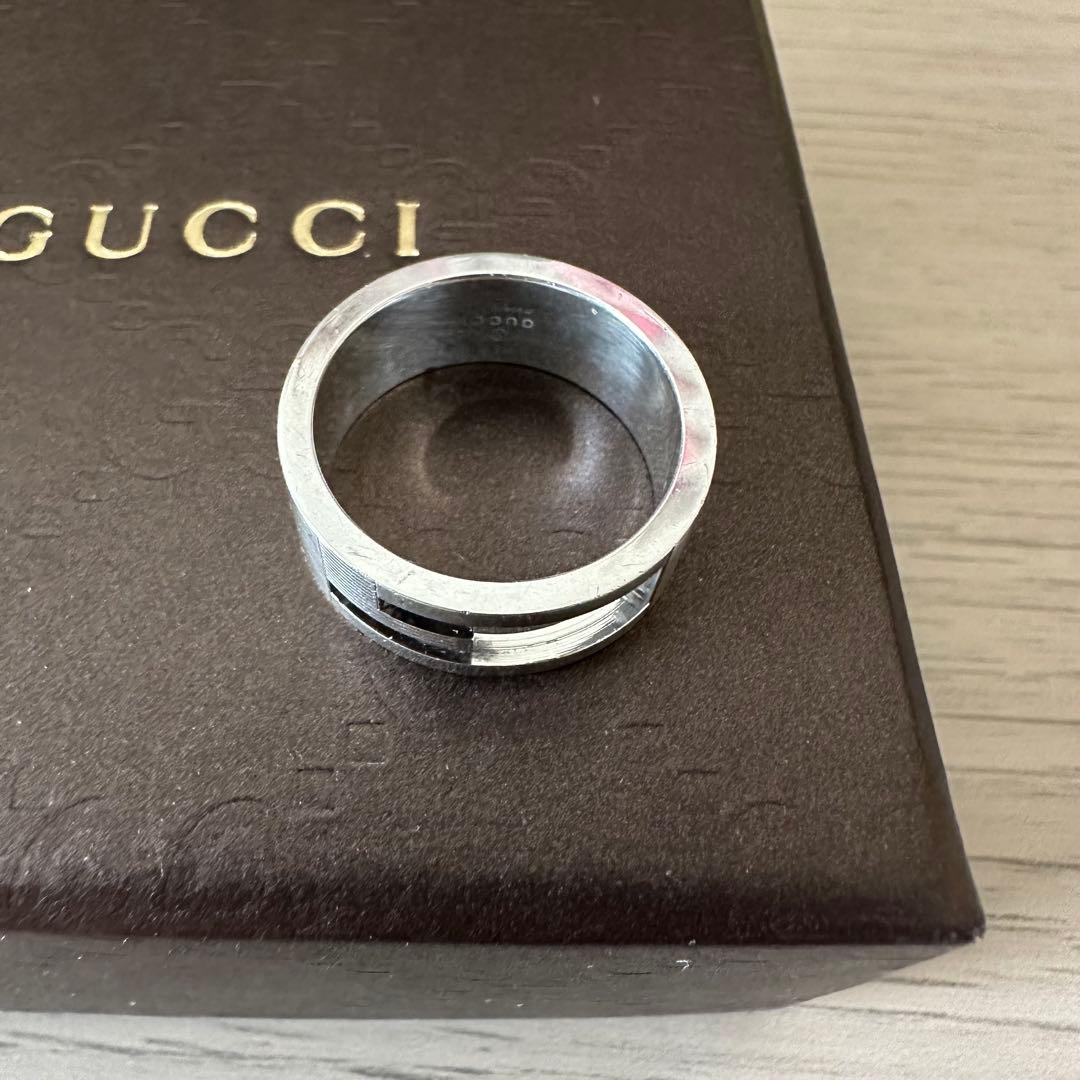 GUCCI シルバーリング 箱付