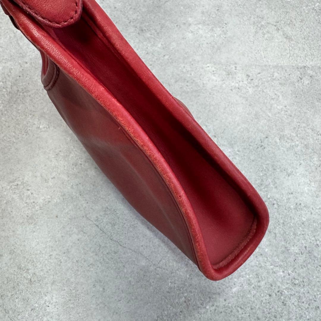 90s USA製 オールドコーチ ハンドバッグ 4106 レッド