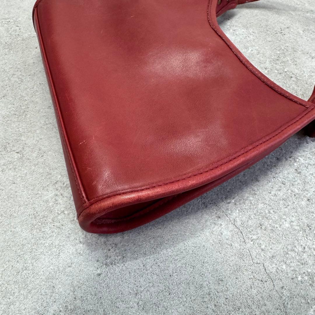 90s USA製 オールドコーチ ハンドバッグ 4106 レッド