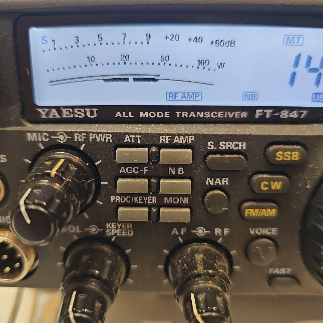 PC101様、八重洲　FT847 HF~430MHz オールモード機