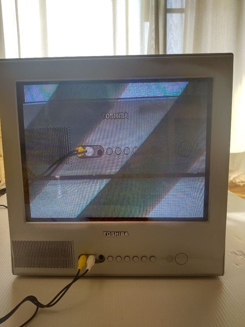 【動作確認済】中古 TOSHIBA 15ZR7 ブラウン管カラーテレビ 東芝