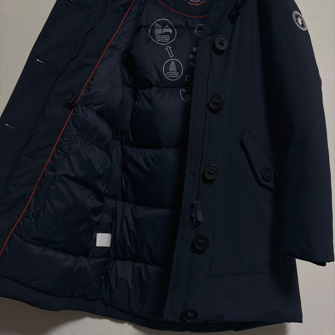 【極美品】セーブザダック エコダウン ネイビー ロング