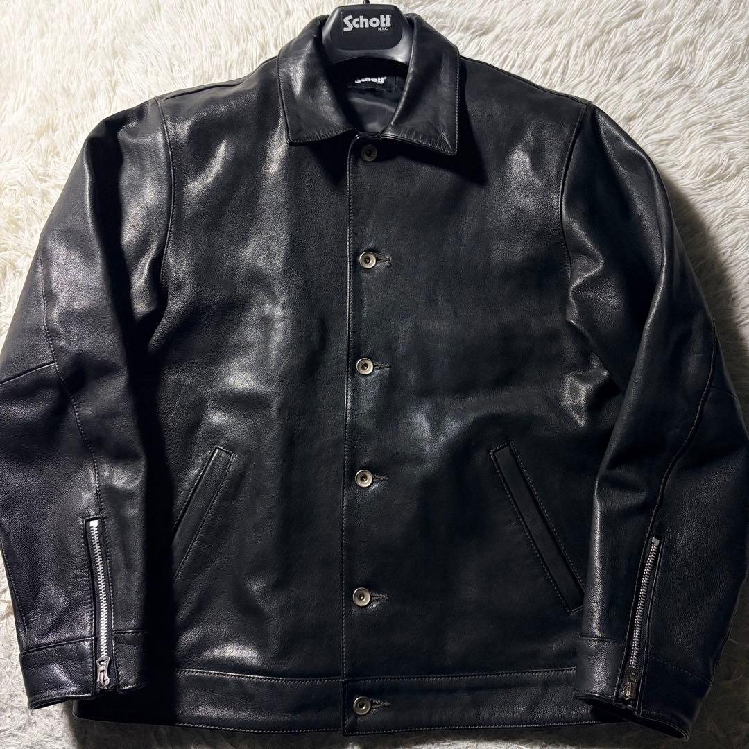 ロ*ド様 美品■schott GOAT NEWBIE LEATHER JACKE