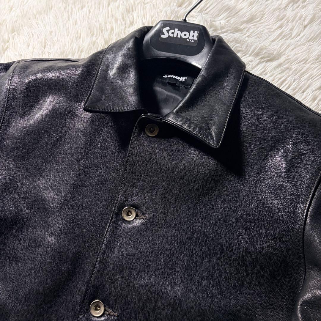 ロ*ド様 美品■schott GOAT NEWBIE LEATHER JACKE