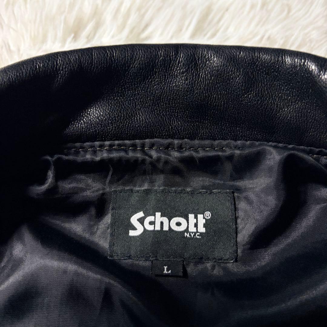 ロ*ド様 美品■schott GOAT NEWBIE LEATHER JACKE