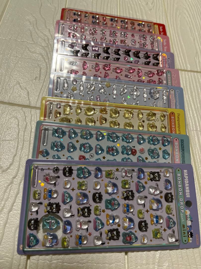 サンリオミニ　ボンボンドロップシール　正規品