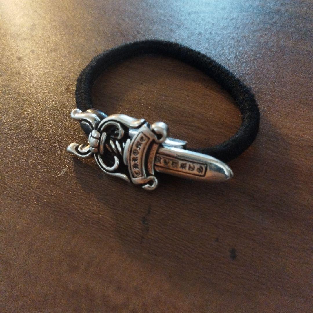 シルバー925素材 純銀 クロム ダガー ブレスレット ロンワンズ ガボール