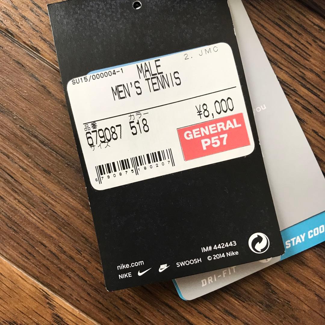 ナイキ　フェデラー　ユニフォーム　Mサイズ パープル