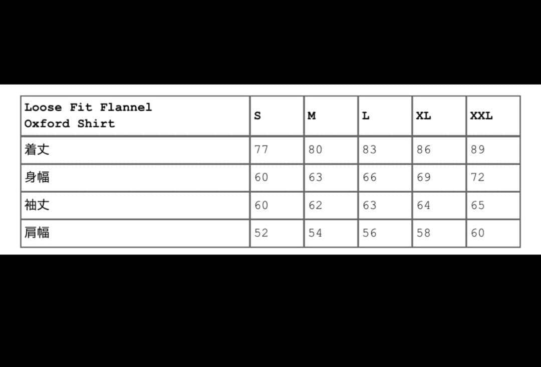 トップス Supreme Loose Fit Flannel Oxford Shirt L