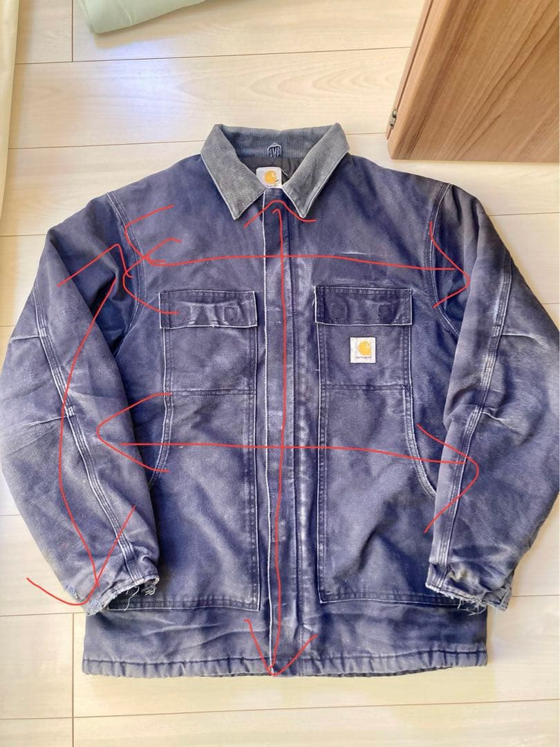 K*G様 00s Carharttトラディショナルコート サイズ44 ダークネイ