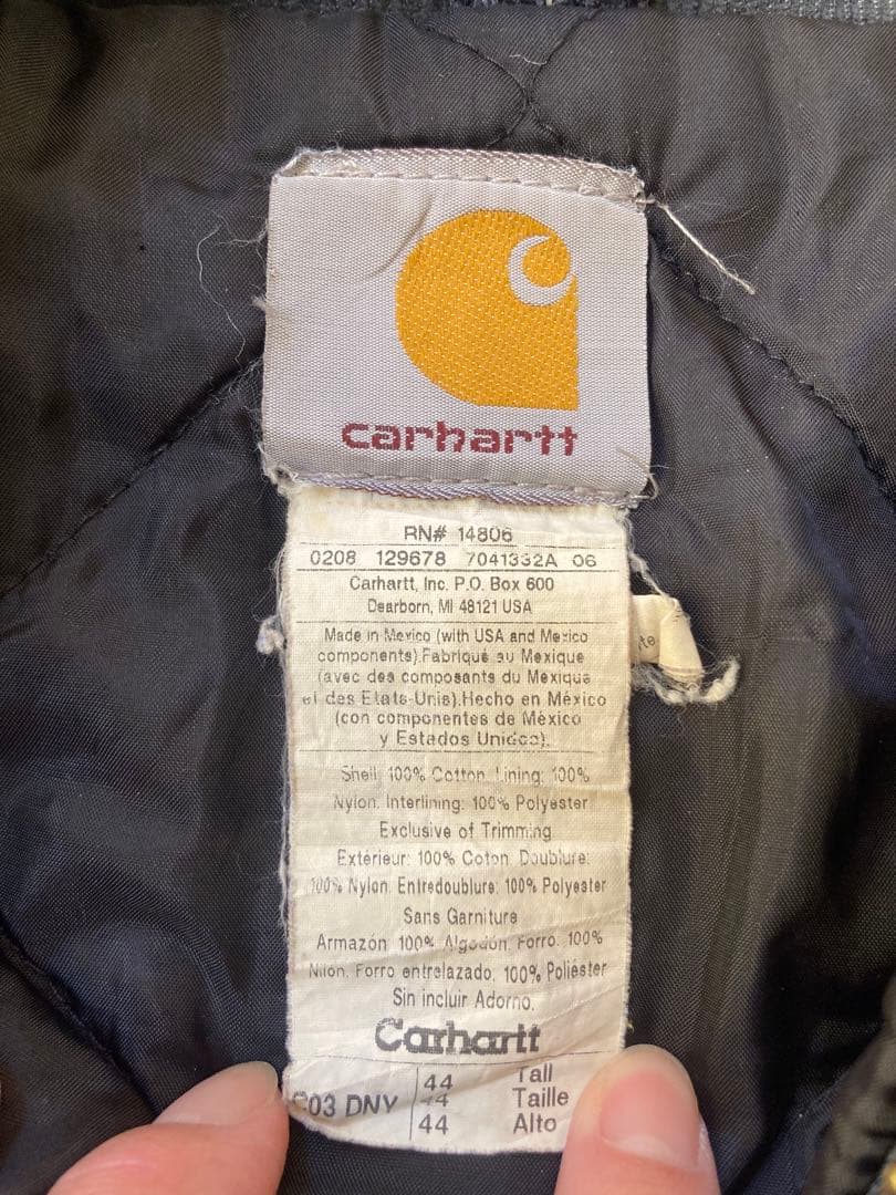 K*G様 00s Carharttトラディショナルコート サイズ44 ダークネイ