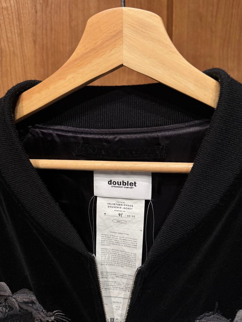 ジャケット・アウター doublet velveteen chaos souvenir jacket