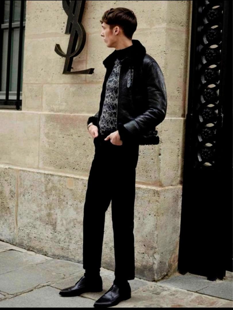 稀少美品　2020/21AW　サンローラン　B-3　ムートン　ボンバージャケット