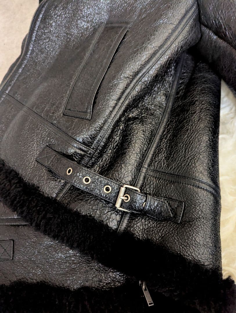 稀少美品　2020/21AW　サンローラン　B-3　ムートン　ボンバージャケット