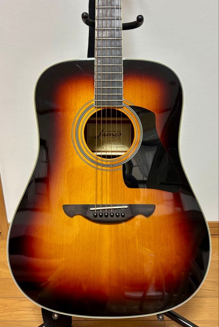 James JD400/TSB アコースティックギター（ケース付）