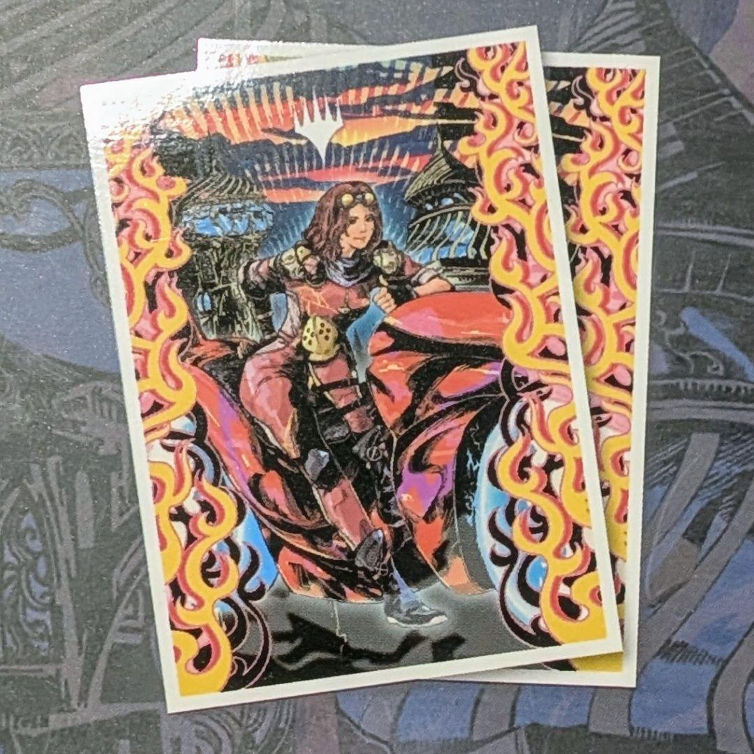 【未使用】灯を追う者、チャンドラ　プレイマット　スリーブ　デッキボックス　セット