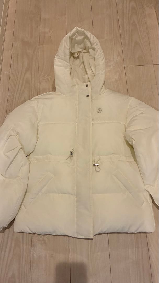 CALNAMUR パフショートバックリボンブルゾン ホワイト完売色