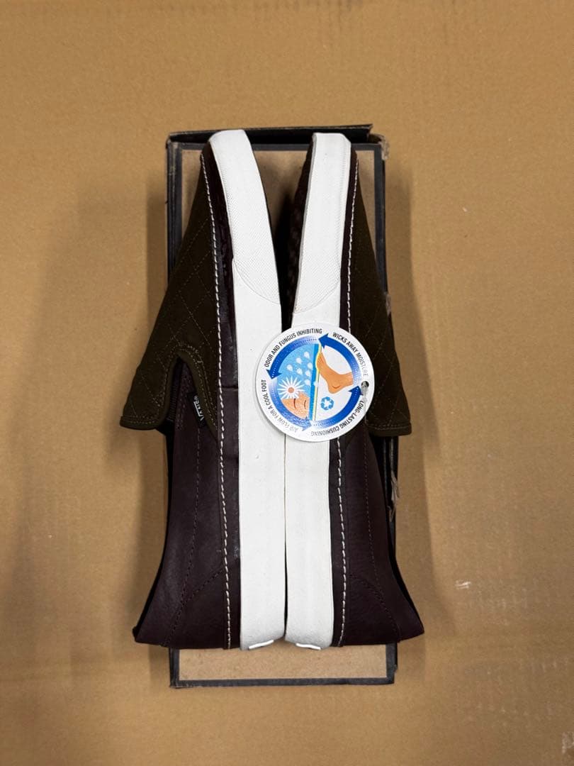 29cm Vans × Barbour Classic Slip On バブアー