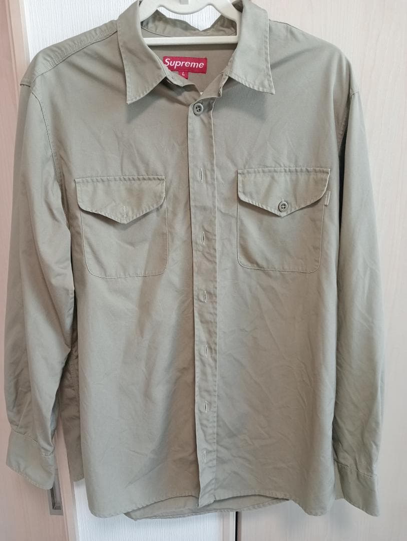 Supreme 長袖シャツ L