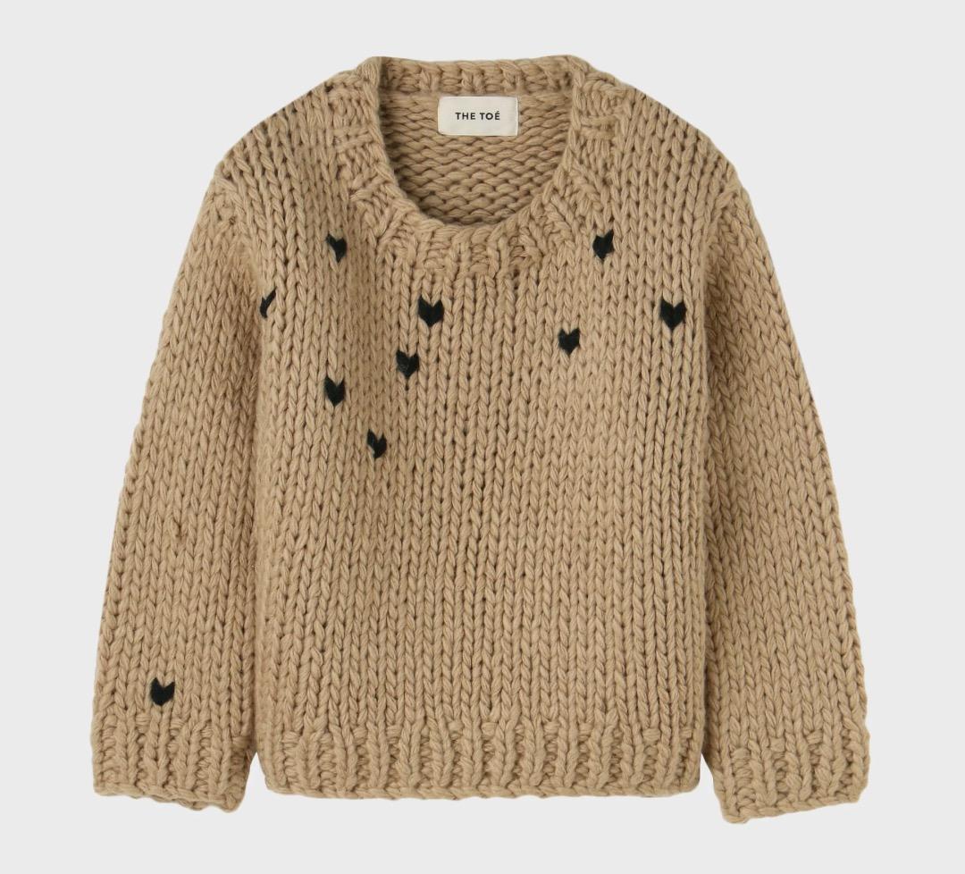 トップス THE TOE Notting-Hill Heart Knit