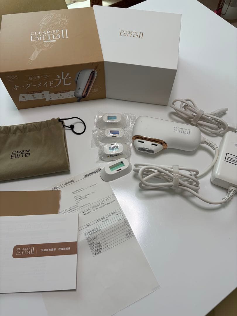 CLEAR/SP Biito II デラックスセット脱毛器